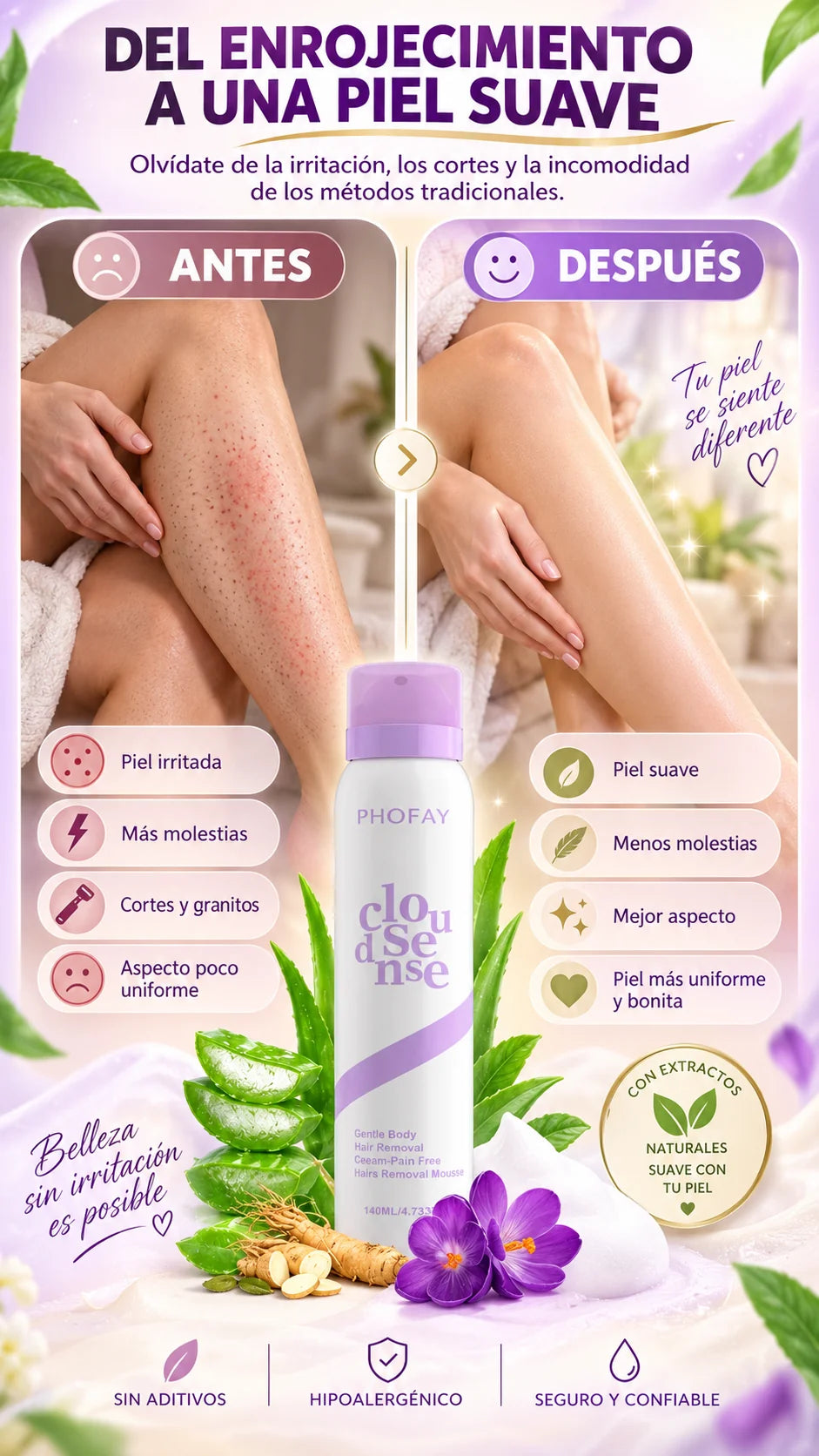 PHOFAY™ - Spray Depilatorio OFERTA 2X1