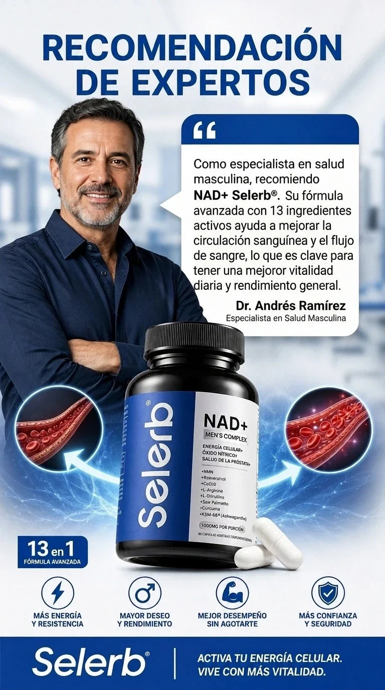 SELERB™ NAD+ | Destapa tus arterias y potencia tus circulacion sanguinea