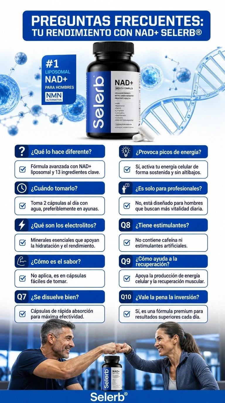 SELERB™ NAD+ | Destapa tus arterias y potencia tus circulacion sanguinea